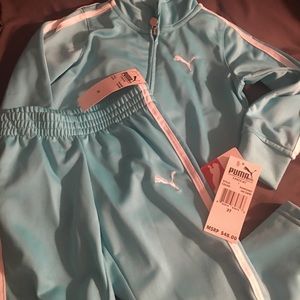 Toddler girls puma jogging suit 3T